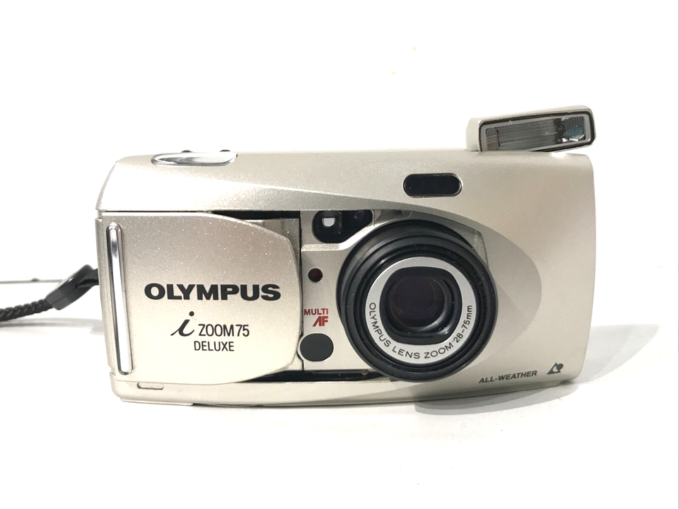 Olympus i Zoom 75 Deluxe Point & Shoot Compact AF APS Film VERY COMPACT - $49.49