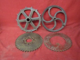 Assorted Vintage Lot of Cast Iron Gear Sprocket Steampunk  #3 - £26.80 GBP
