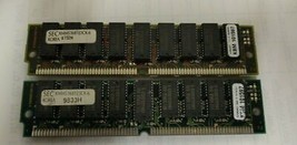 2x SEC KMM5368103CK-6 32MB 8x36 60ns FPM Parity SIMM  Memory Modules - £35.02 GBP