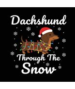 Dachshund Through Snow PNG Xmas Dog Art Christmas Clipart Dog Through Sn... - €2,51 EUR