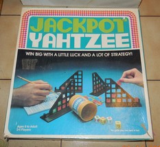 Vintage 1980 Jackpot Yahtzee Classic Board Game ES Lowe Co. Milton 100% Complete - $33.47