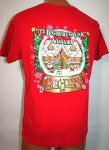 BUC-EES It&#39;s Beginning To Look A Lot Like 2023 Christmas T-SHIRT M Gas Station - $19.79