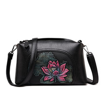 2022 New Elegant Hand Painted Shoulder Bags Fashion Soft Leather Women Bag Leisu - £46.33 GBP