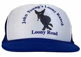 VTG John Young’s Loony Ranch Donkey Jackass Snapback Cap Mesh Trucker Ha... - £13.69 GBP