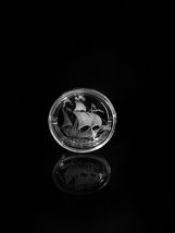 Lalique Santa Maria Crystal Ashtray  Measures 6.75" Diameter image 13
