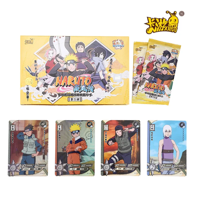 Naruto Cards Strengthen Edition Uzumaki Uchiha Haruno Hatake Anime Figures Hero - £16.03 GBP