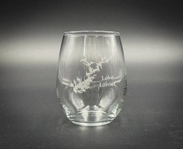 Lake Lanier Georgia -  15 oz Stemless Wine Glass - Lake Life Gift - £10.99 GBP