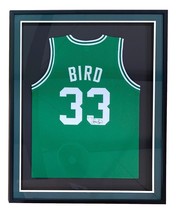 Larry Oiseau Boston Signé Encadré Vert Basketball Jersey PSA ITP - £383.18 GBP