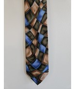 Jerry Garcia Blue/Dark Green Pattern Neck Tie, Northern Lights 100% Silk... - $34.38 CAD