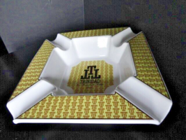 Ceramic Cigar Ashtray Measures 9.25" x 9.25" x 2.25" in the original box image 3