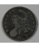 1831 50C Bust Half Dollar in Fine Condition, Natural Color, Nice Detail - $89.09