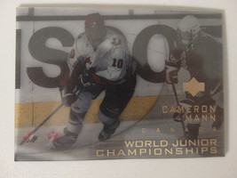 1996-97 Upper Deck Ice #130 Cameron Mann Canada World Junior Hockey Card - £1.59 GBP
