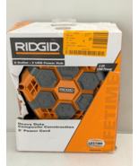 Ridgid 8 ft. Heavy Duty Cord 5-Outlet 2 USB-A Power Hub Foldable Hook RG... - $629.20 MXN