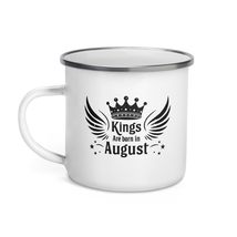 Generic Funny Coffee Mug - Kings are Born in August Enamel Mug - Best Bi... - £16.24 GBP