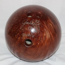 Galaxie 300 Bowling Ball Brown Swirl 10 lbs 1 oz Drilled C8V69572 - £19.45 GBP