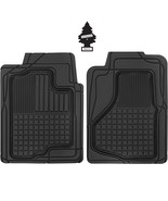 For JEEP Heavy Duty Car Truck Floor Mats 2PC Rubber Semi Custom Black - $41.13