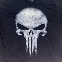 Marvel The Punisher Mens Black T-Shirt Size 3XL Skull Logo Short Sleeve - £18.98 GBP