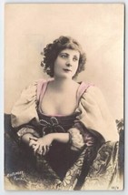 RPPC Vaudeville Actress Marie Francoise Legault Tinted Reutlinger Postca... - $19.95