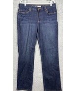 Carhartt Womens Rugged Flex Loose Fit Straight Leg Jeans 14 Regular Dark... - $24.28
