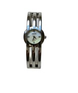 Vintage Rumours Silver Quartz Bangle Watch Roman Numerals White Face New... - $33.56 CAD