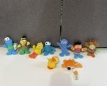 lot Sesame Street Mini Beans Plush Ernie Bert Grover Big Bird Stuffed Dolls - $49.45