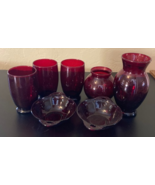 Royal Ruby Red Anchor Hocking Glassware - £7.12 GBP+