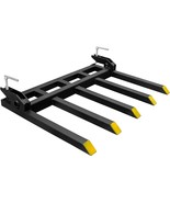 YITAMOTOR Clamp on Debris Forks Fits 48&#39;&#39; Bucket, 2500 lbs Heavy Duty Quick - $5,267.75 MXN
