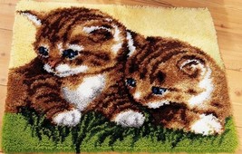 Two Kittens Rug Latch Hooking Kit - $44.99+