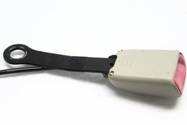 2003-2004 INFINITI G35 COUPE FRONT RIGHT PASSENGER SEAT BELT BUCKLE TAN P5223 image 7