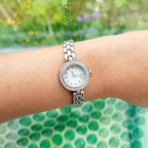 Classic Avon Dainty Silver Rhinestone Watch - £26.97 GBP