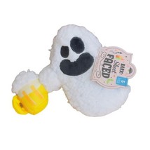 Bark Box Small Sheet Faced 6” Plush Dog Toy Ghost Crinkle Squeak Small 0-20 Lbs - £12.59 GBP