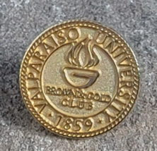Valparaiso University Brown &amp; Gold Club 1859 Travel Souvenir Vintage Lap... - $14.99