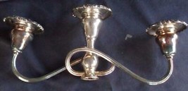 Beautiful Silverplate Candlestick Converter Piece – BEAUTIFUL DESIGN – N... - $49.49