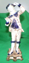 vintage  DRESDEN porcelain man figurine - £93.42 GBP