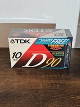 TDK D90 High Output Blank Audio Cassette Tapes IECI/Type 1 Lot of 10+1 Sealed - £23.59 GBP