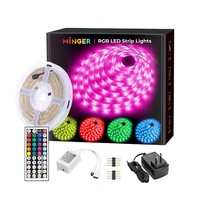 MINGER LED Strip Light | Changes RGB Color | For The Home | With Infrare... - £27.89 GBP