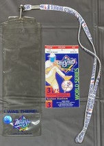 1999 World Series Game 3 Ticket With Lanyard New York Yankees Atlanta Br... - £32.38 GBP