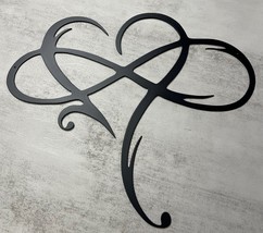 Infinity Heart - Metal Wall Art - Black 18 1/2" x 15" - £31.12 GBP
