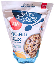 Seven Sundays Wildberry Protein Oats 32 Ounce Bag EXP 09/2026 - €18,37 EUR