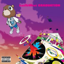 Kanye West Poster Graduation Studio Album Art Cover 12x12&quot; 18x18&quot; 24x24&quot; 32x32&quot; - £9.51 GBP+