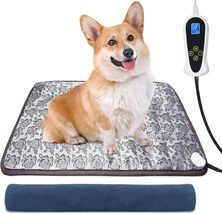 Pet Heating Pad 18×18In,Upgraded Adjustable Dog Heated Bed Cat Heating M - €42,04 EUR
