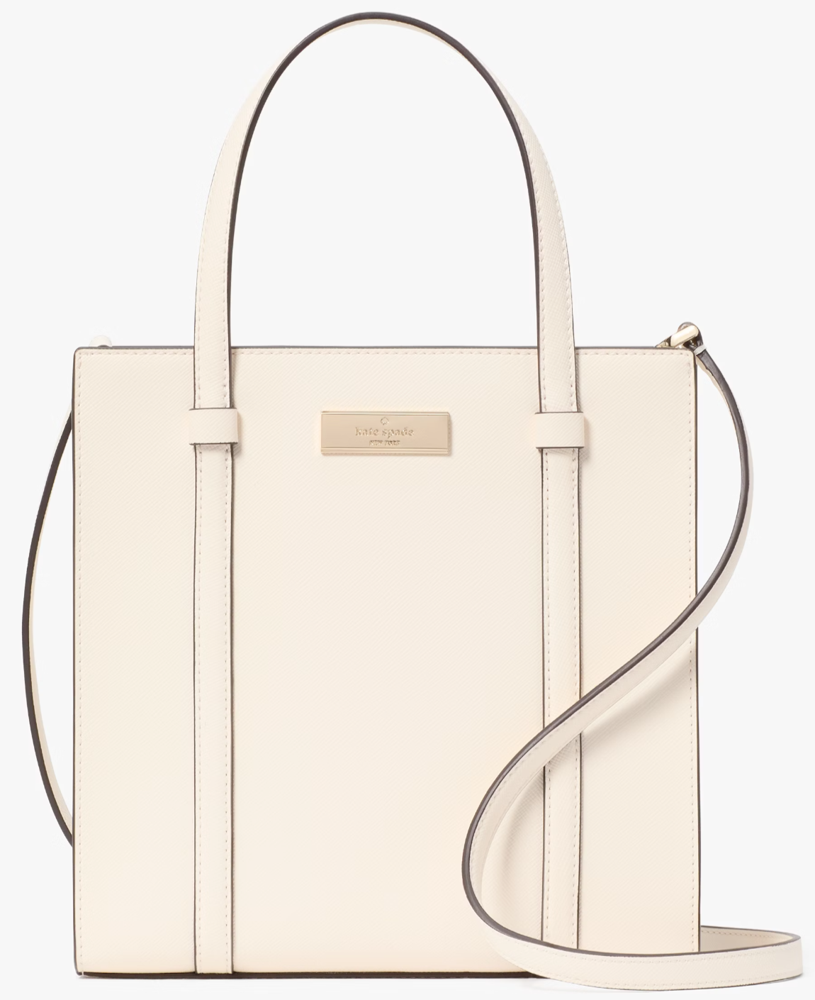 NWB Kate Spade Kenzie Limited Edition Small Tote KI926 Ivory White $329 Gift Bag