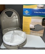 PetSafe 5 Meal Programmable Pet Food Dispenser, Automatic Dog and Cat Feeder 