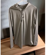 Bylt The circuit Hoodie Mens SIZE Medium Long Sleeve Gray w/ Snaps Athletic - £24.65 GBP