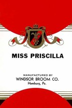 Miss Priscilla Broom Label - $19.97