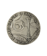 1962 Seattle Worlds Fair Century 21 Expo Official Space Age US Mint Silv... - $72.35 CAD