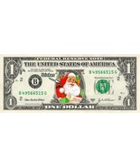 Santa Claus #1 Christmas {Color} Dollar Bill - REAL Money! Stocking Stuf... - $161.59 MXN