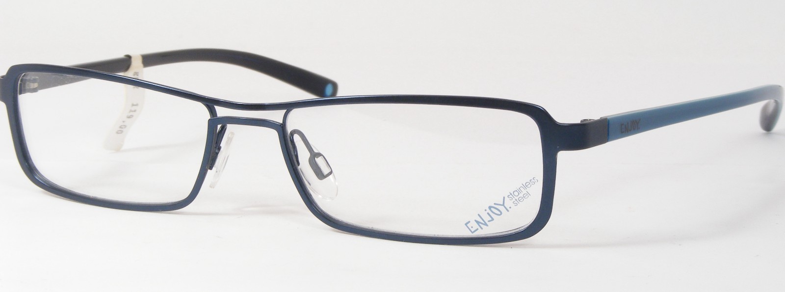Vintage Enjoy E 5766 D Blau Einzigartig Selten Brille Rahmen E5766 50-15... - $86.13