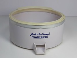 Jack LaLanne Power Juicer CL-003AP Replacement Part White Juice Receptacle - £7.81 GBP