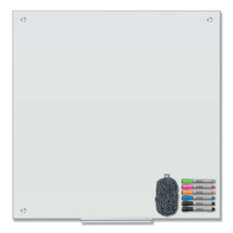 U Brands UBR3971U0001 36 x 36 in. Magnetic Glass Dry Erase Board Value Pack, - £179.49 GBP